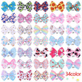 2022 European and American Style Trendy Baby Girl Hair Accessories Ribbon Big Bow Snap Hair Pins Hair Clips for Kids