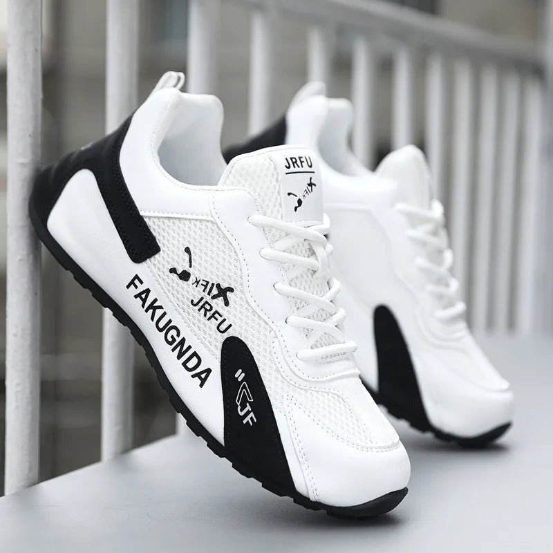 Customized Flying Woven Non-slip Athletic Injection Shoe Fly Knitted Mesh Sports Shoes for Men