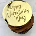 Classic Customized Acrylic Cupcake Topper for Valentines Day Cake Decoration Cake Decorating Supplies