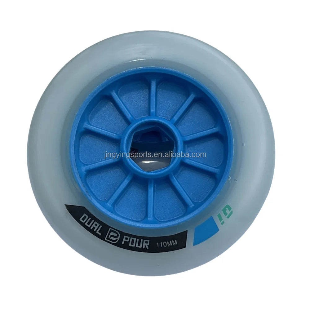 High Rebound PU Racing Carbon Speed Inline Skate Dual Hardness Wheels 80mm 90mm 100mm 110mm 85A Wheels