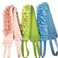 Exfoliating Back Scrubbers for Shower Double Side Body Scrubber Strap Bath Products Back Exfoliator for Men and Women