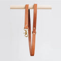 Cowhide Leather Dog Harness Adjustable Dogs Rope Lead Pet Dog Training Lead Leashes
