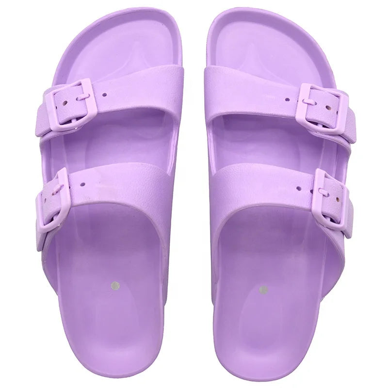 Custom Women's EVA Slippers Anti-Slippery Beach Slide Sandals Ladies Home Slippers