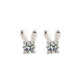 Factory Wholesale 925 Silver Rabbit  Stud Earrings for Women 2023 Summer Earring Fashion Jewelry