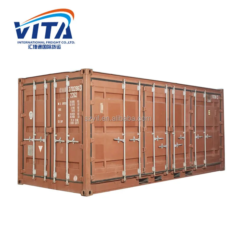 20 Ft High Cube Shipping Container with Full Side Open Door and Corten Steel