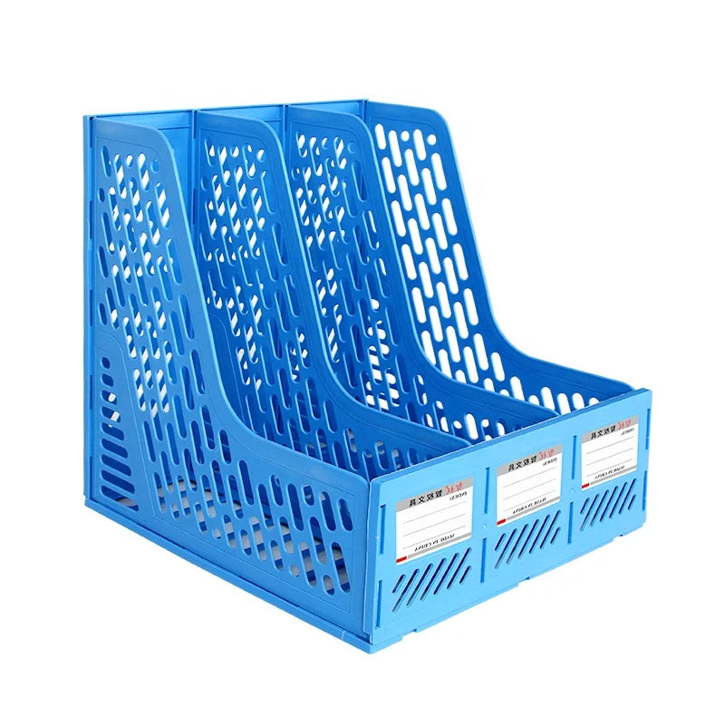 3-layers Good Quality Plastic Office Organizer File Tray Multifunction Plastic Foldable Office Organizer File Tray