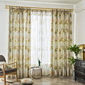 Wholesale American Retro Printing Floral  High Blackout Curtains Suitable for Bedroom and Living Room Decoration
