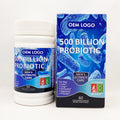 Private Label Vegan Digestive Support and Gut Health Prebiotic Pills Supplements 100 Billion CFU Probiotic Capsules