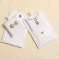 Grade Suede Microfiber Card Necklace Earring Versatile Multi-Functional Jewelry Storage Board Embossing Lo Packaging Bags