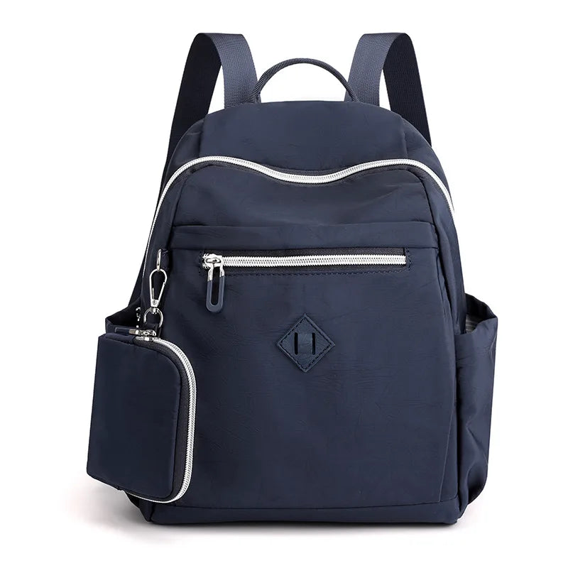 Large Capacity Water-Proof Zipper Closure Backpack Polyester Lined Schoolbag/Travel Bag