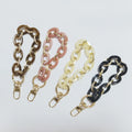 Colorful Acrylic Chain Phone case Chain Detachable Strap Bag Parts Accessories Resin Purse Bag Chain
