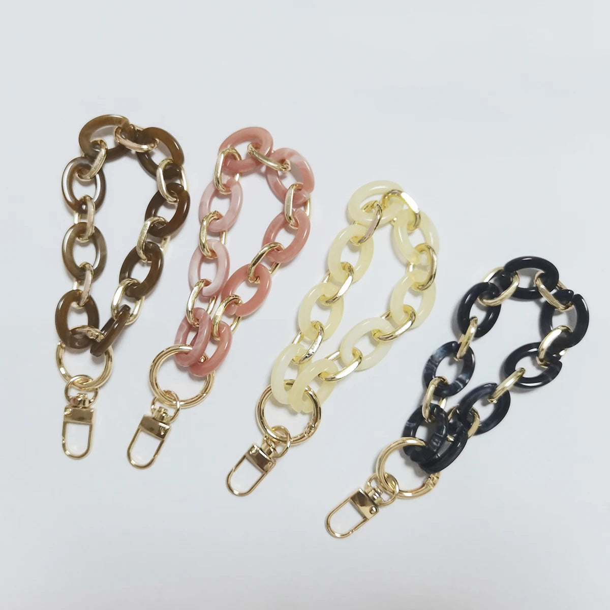 Colorful Acrylic Chain Phone case Chain Detachable Strap Bag Parts Accessories Resin Purse Bag Chain