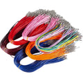 AA01068 1.5mm/2mm Wax Thread Leather Rope Necklace With Multiple Colors Available Diy Jewelry Accessories Wholesale