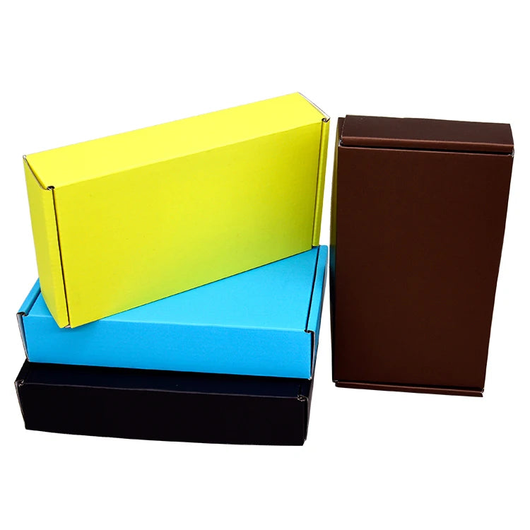 Customizable Single Color Kraft Paper Aseptic Shipping Box with Sponge Lining for Custom Shape Gift Packaging