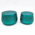 Wholesale 4oz 8oz Green Empty Candle Tin Container Big Body Design Recyclable Feature Ready to Ship