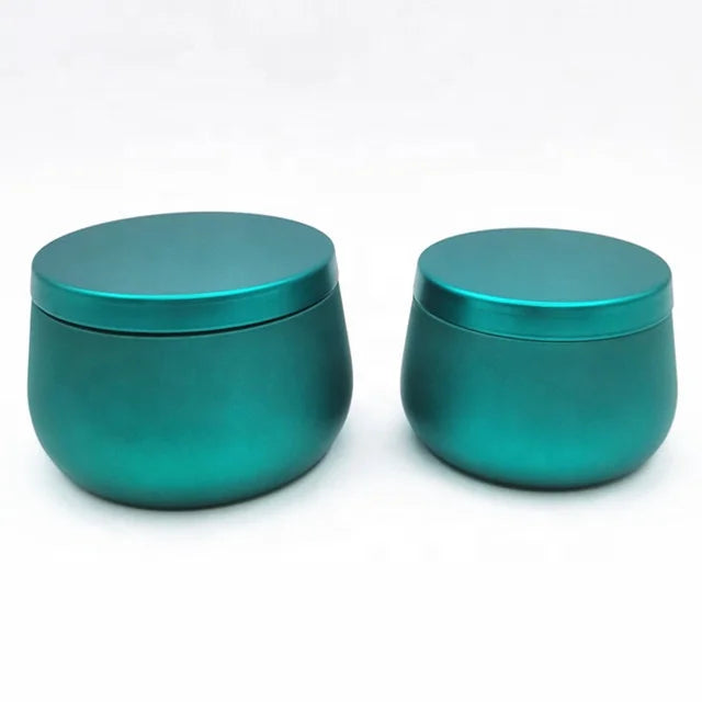 Wholesale 4oz 8oz Green Empty Candle Tin Container Big Body Design Recyclable Feature Ready to Ship