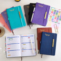 2026-2027 A5 Hardcover Weekly & Monthly Life Planner Productivity Journal Organizer Notebook Hit Your Goals & Live Happier