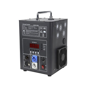 New Arrival 750W Handled Dmx512 Remote Control Cold Spark Fountain Machine for Wedding Party