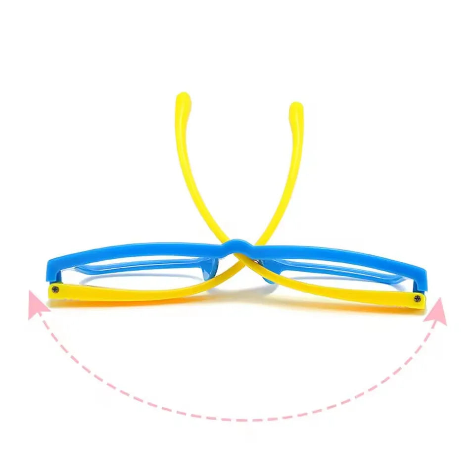TR90 Optical Eyeglasses Frames Bluelight Filter Computer Gaming Glasses Blue Light Cut Anti Blue Light Blocking Glasses for Kids