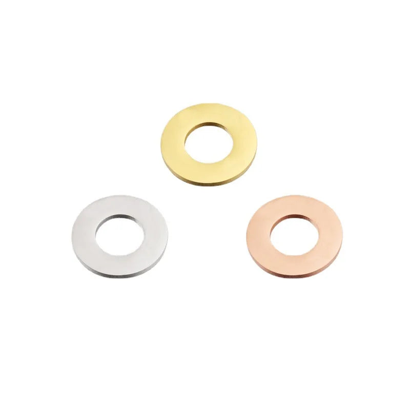 Waterproof 20MM 25mm Stainless Steel Round Hollow Inside Engravable Pendant Mirror Polished Stamping Blank Customized Logo Charm