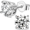 Classic Style Moissanite Earrings Stud Moissanite Earrings 925 Sterling Silver