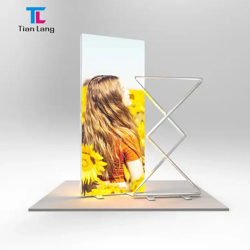 TianLang 10s Assembly Advertising Booth Design Aluminum Frame Trade Show Equipment with Light Boxes