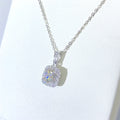 2022ins Summer S925 Sterling Silver 6.5mm VVS Moissanite Woman Necklace Wedding Birthday Party Gift for Woman Man Jewelry