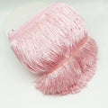 Good Quality 20CM Polyester Trim Tassel Fringe 10 Yards Long One Roll Fabric Fringes for Dance Skirt Dress