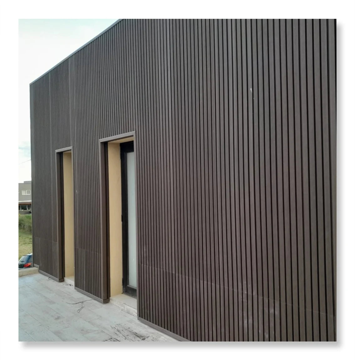 Easy Installation External WPC Wood Panel Composite Plastic Decor Siding Wall WPC Wall Panel