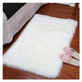 Warm Soft Faux Fur Carpet Rugs Fluffy Door Mats with Skin Fur Pad Comfortable Carpets Floor Mat