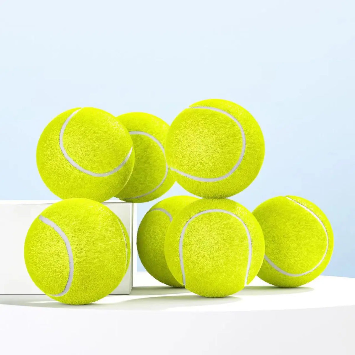 Wholesale Custom Logo Chew Rubber Exercise Training Interactive Pet Ball Throwing Small Tennis Dog Ball Toy