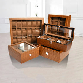 Large Capacity High-grade Wooden Jewelry Watch Box 5-6-8-10-12-18 Wooden Gift Box Storage Box Customization