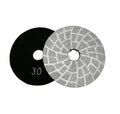 Hot sale  4'' vacuum brazed grinding disc wet or dry use #30 #50 #100 for granite marble