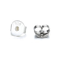 925 Sterling Silver Earring Plugs Ear Back Stud Earnuts Gold Plated Earring Back Stopper for Earrings Accessories