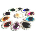Wholesale Metal Flatback Glass Rhinestone Stone Sew on Rhinestone Decoration for Garment