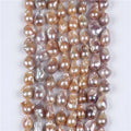 Natural Big Size Freshwater Baroque Shape Real Pearls Natural Color Pearl Strings