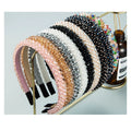 Women Crystal Diamond Headbands Trendy Hairbands Rhinestone Hair Hoops Wedding Bridal Party Daily Accessories for Girls