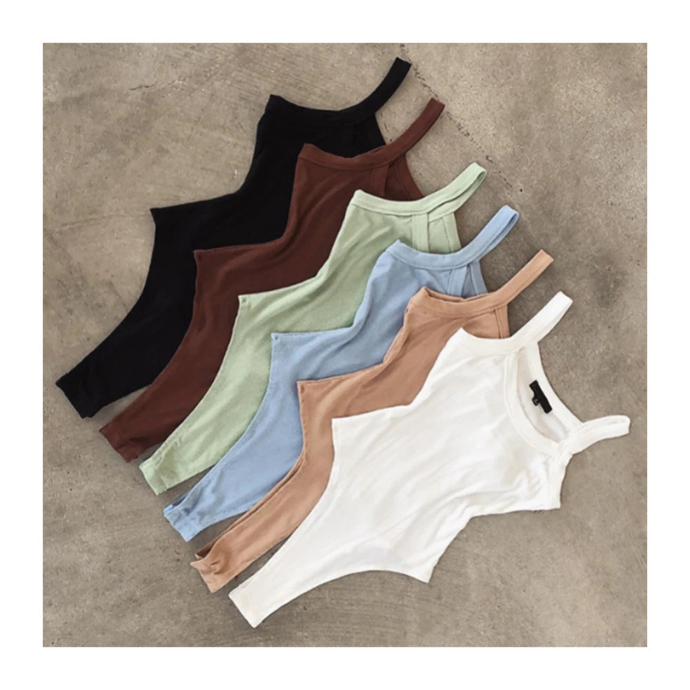 Wholesale Custom Summer Bodysuits for Women Sexy Skinny Sleeveless Bodysuit Top