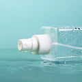 Custom Empty 200ml PET square Bottle clear Plastic Bottle with Spray Pump for Packaging