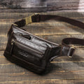 Metal Side Release Buckle Designer Bum Bag Real Leather Fanny Pack Men Belt Leather Waist Chest Bag for Outdoors Traveling MegaBDM