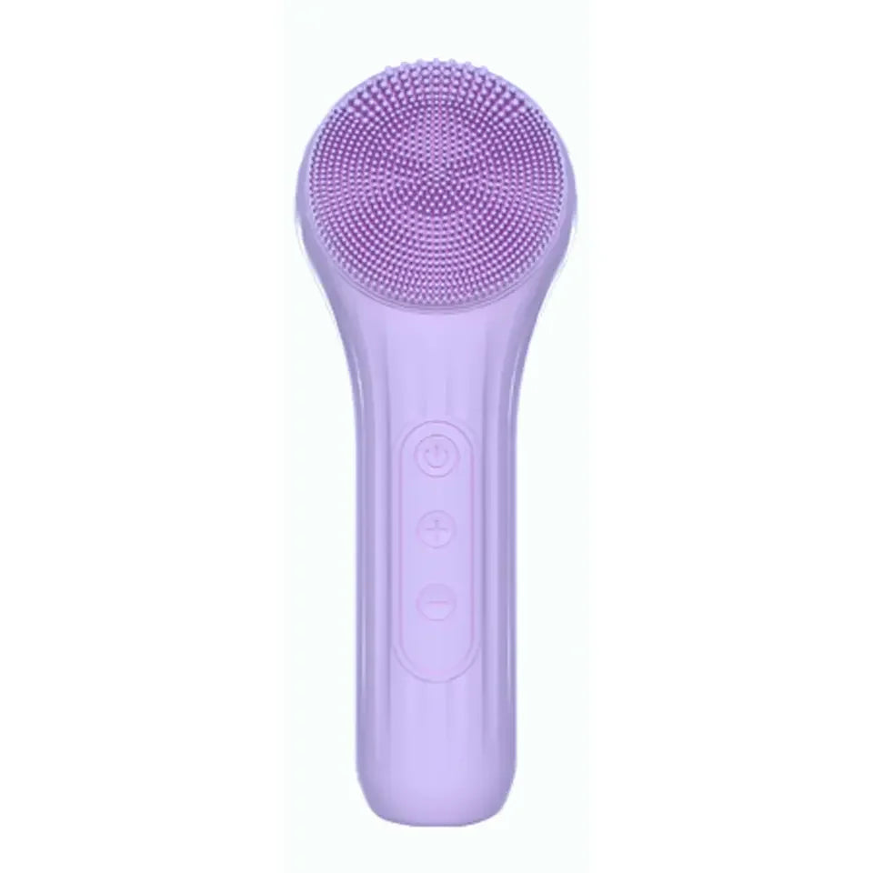 Customized Portable Silicone Facial Cleaning Brush Vibratable USB Charging Face Cleanser Skin Rejuvenation Feature Nose Target