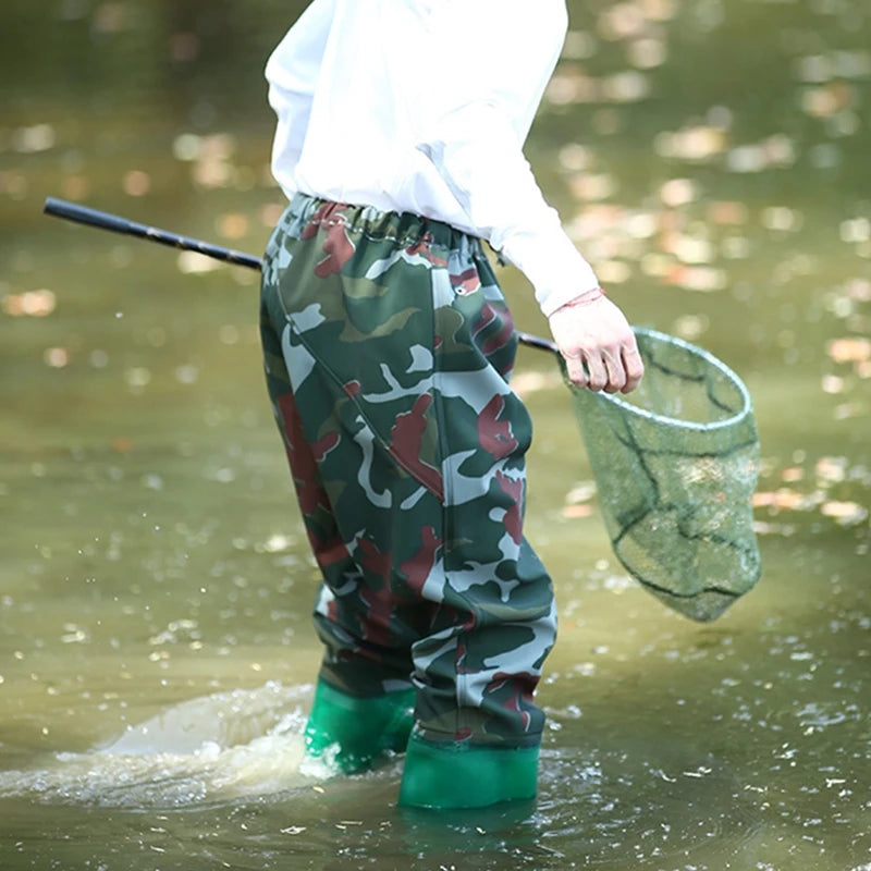 Breathable Waterproof Outdoor Fishing Waders Tackle and Boots Fishing Hunting Wader Boot Foot Pants MegaBDM