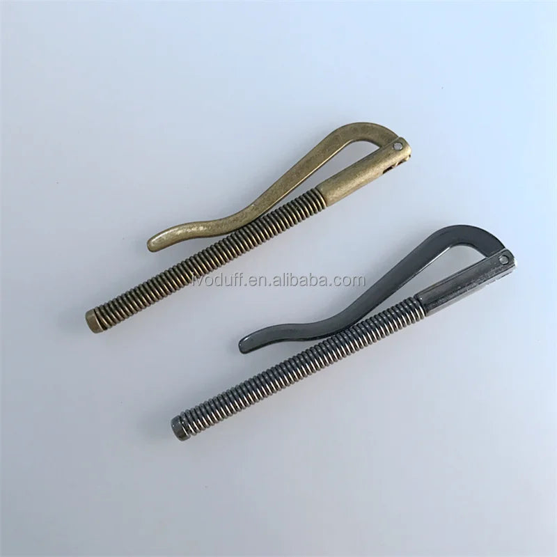Ivoduff Various Color Size Metal Spring Clamp Cash Holder Dollar Cash Holder Spring Money Clip