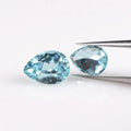3*5mm-20*30mm Pear Cut Czochralski Grown Yttrium Aluminium Garnet YAG Gemstones Synthetic YAG Paraiba Blue Gems