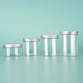 Factory Direct 2oz-1000ml Food Grade PET Plastic Jars with Lids for Honey Cookie Spice Cream Candy Storage