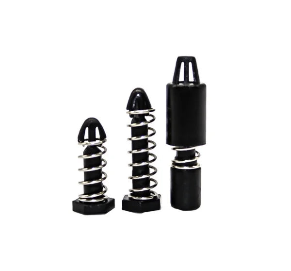 13.7mm 17.6mm Nylon Plastic Hexagonal Spring Snap Fan Rivet Nail PCB Computer Heat Sink Fixing Rivet