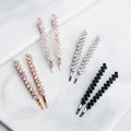 Metal Rhinestone Hair Pin Fashion Gem Bobby Pin Hair Clip Crystal Luxury Hairpin for Women