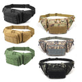 Waterproof Molle Pouch Side Tactical Vest Shoulder Chest Crossbody Sling Messenger Tactical Waist Bag Waist Fanny Pack Bags