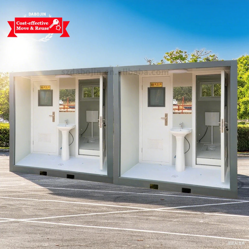 Accessible Portable Restroom for Handicapped Disabled Mobile Toilet for Outdoor Concerts Conventions Sporting Events for Hotels