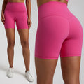 Candy Color Plain Workout Shorts for Women High Waist Squat Proof Yoga Gym Fitness Shorts Customization